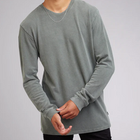 SILENT THEORY PIQUE LONG SLEEVE TEE - MULTIE