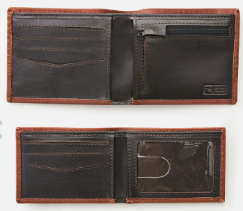 RIPCURL STAGGER RFID WALLET - BROWN