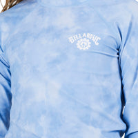 BILLABONG WAVE WASH LONG SLEEVE SUNSHIRT - BLUE