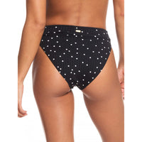 ROXY WATER HEART HIGH WAIST SEPARATE BIKINI PANT - ANTHRACITE LITTLE TH KVJ7