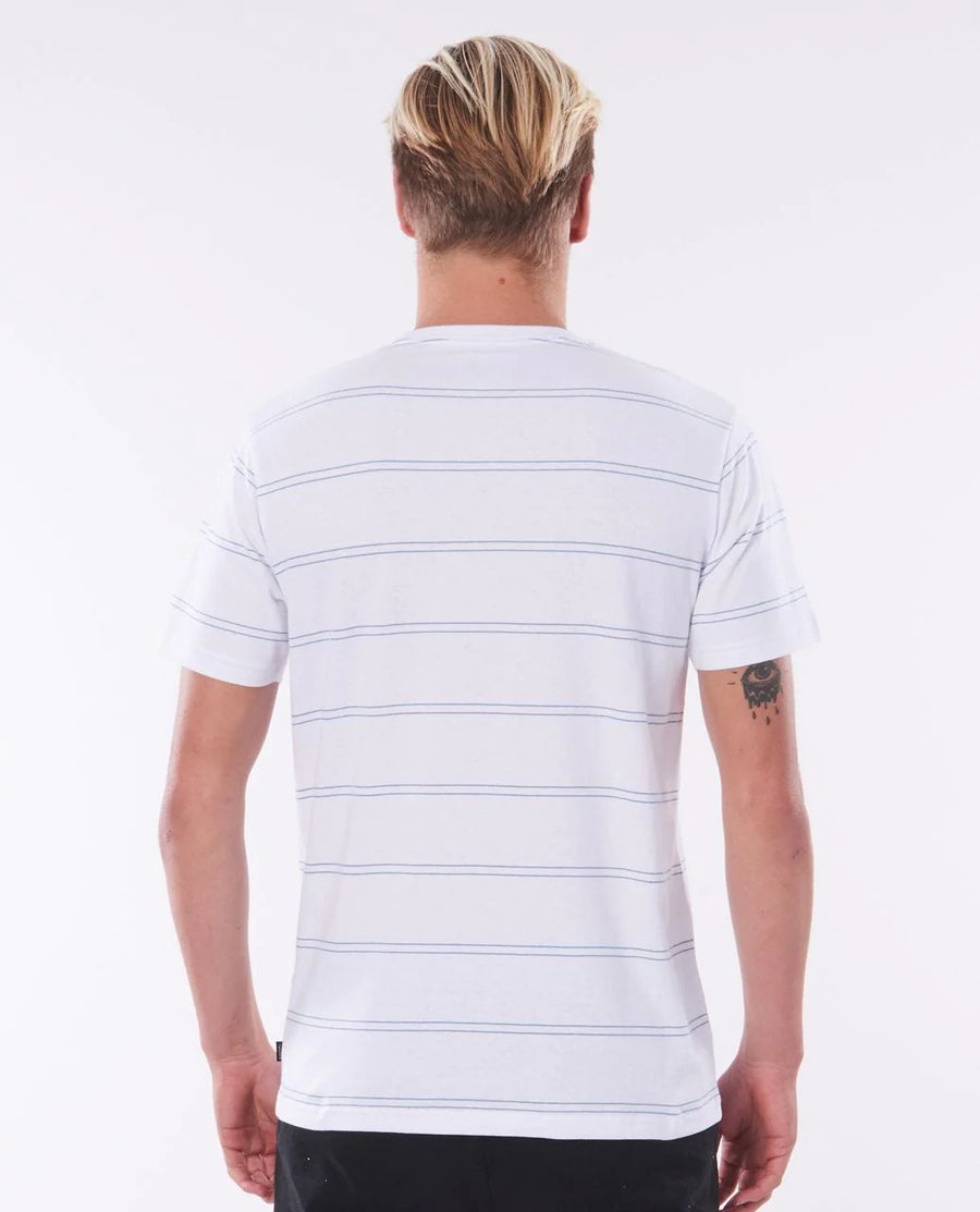 SHOP RIPCURL PLAIN STRIPE TEE ONLINE WITH CHOZEN SURF