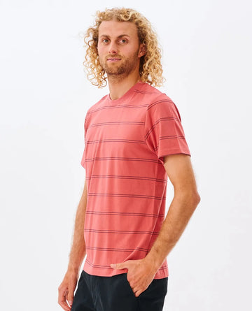 SHOP RIPCURL PLAIN STRIPE TEE ONLINE WITH CHOZEN