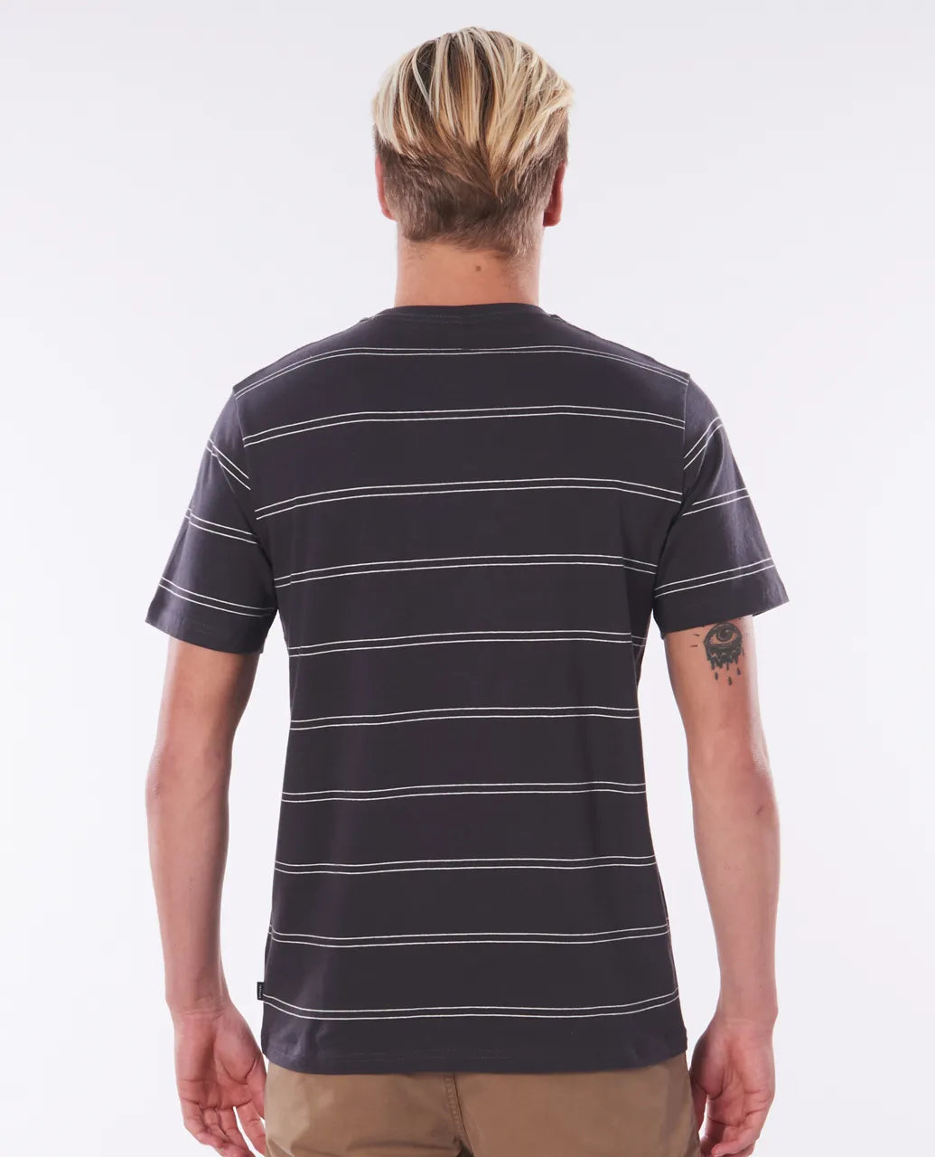 SHOP RIPCURL PLAIN STRIPE TEE ONLINE WITH CHOZEN SURF