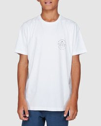 BILLABONG BOYS BIG WAVE DAZE SHORT SLEEVE TEE - WHITE