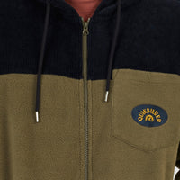 QUIKSILVER RURAL FLEECE HALF ZIP JACKET