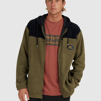 QUIKSILVER RURAL FLEECE HALF ZIP JACKET