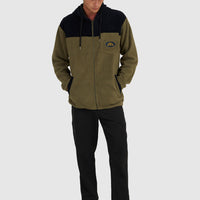 QUIKSILVER RURAL FLEECE HALF ZIP JACKET