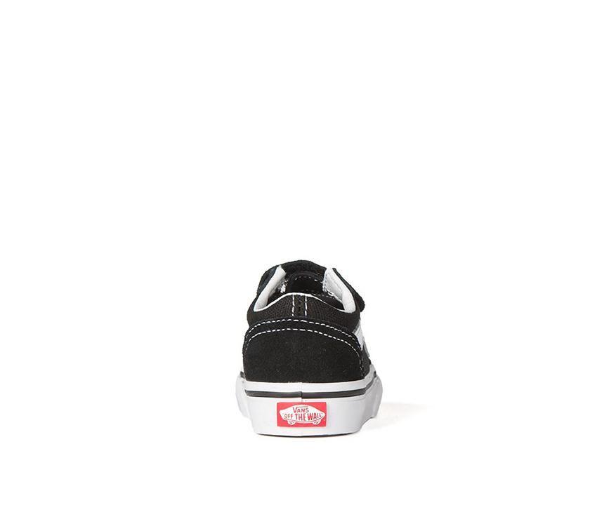 VANS TODDLER OLD SKOOL VELCRO - BLACK/ WHITE