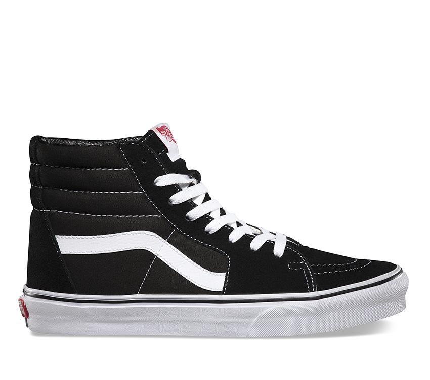 VANS SK8 HI BLACK/BLACK/WHITE