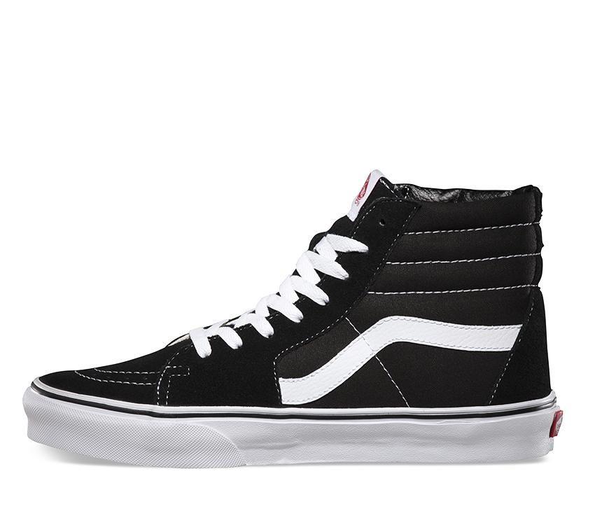 VANS SK8 HI BLACK/BLACK/WHITE